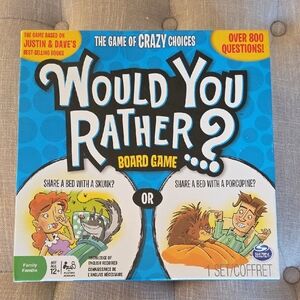 Would You Rather Board Game By SPIN Master